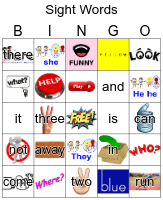 Sight Words Bingo