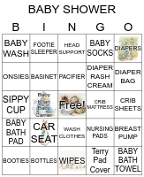 Baby Shower Bingo